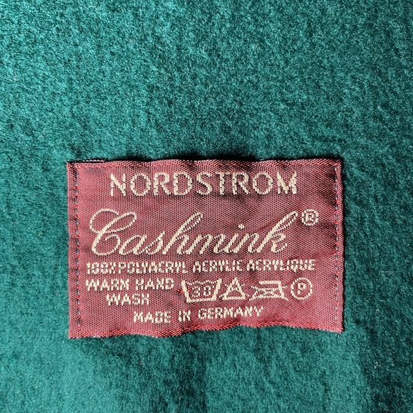 Nordstrom Cashmink Green Scarf (Made in Germany) - Picture 2 of 4